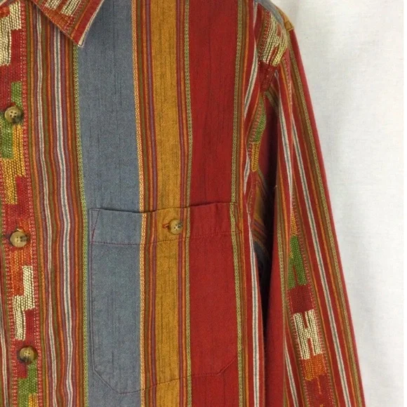 TERRITORY AHEAD Mens Long Sleeve Southwest Shirt - Picture 4 of 8
